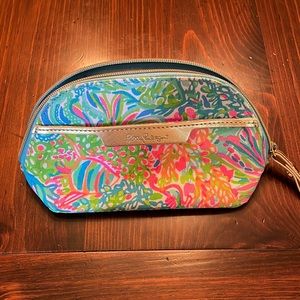 Lilly Pulitzer Lovers Coral Makeup Bag